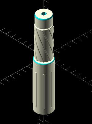 XT-40, a Parametric Hex Bit Grip