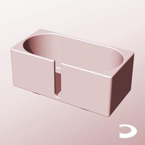 CX68-60-SB Slotted Modular Stacking Storage Boxes | Printable Objects - Infinite Containers | stl file for 3d printing