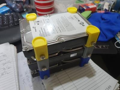 hard disk drive stack rack