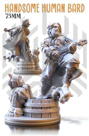 Handsome Human Bard