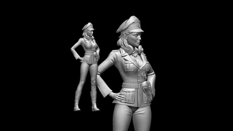 german girl tank crew