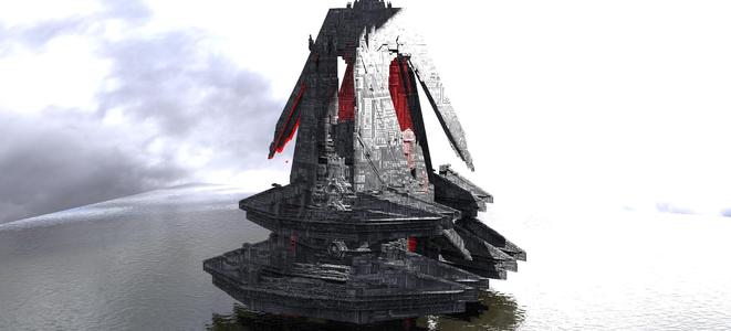 Sci-Fi Drake interceptor Ship 6