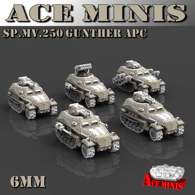 6mm SP.MV.255 Gunther APC IFV MRL