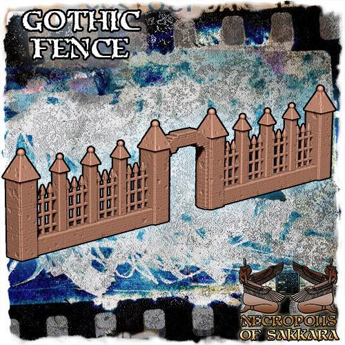 Gothic Cemetery Fence