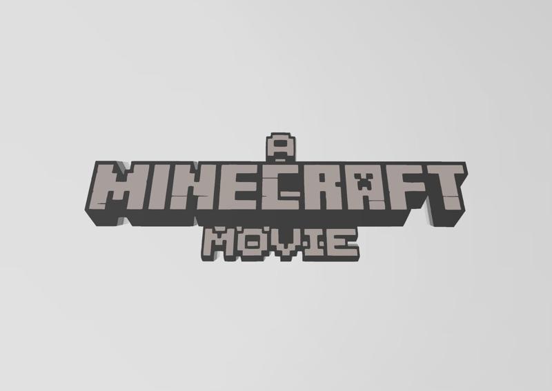 A MINECRAFT MOVIE LOGO