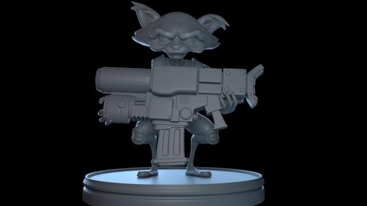 Rocket Raccoon Marvel Bust