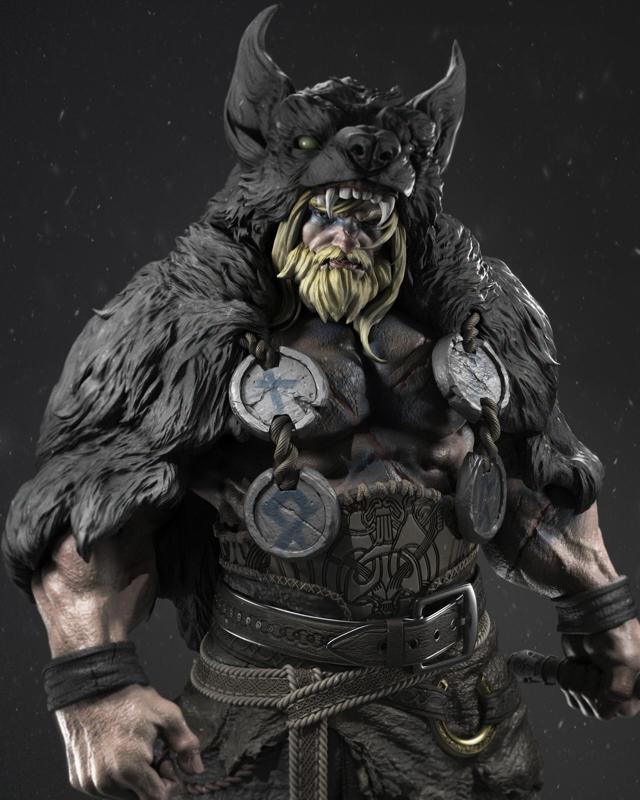 Barbarian Thor 3D Print