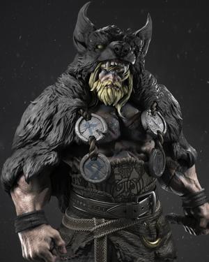 Barbarian Thor 3D Print