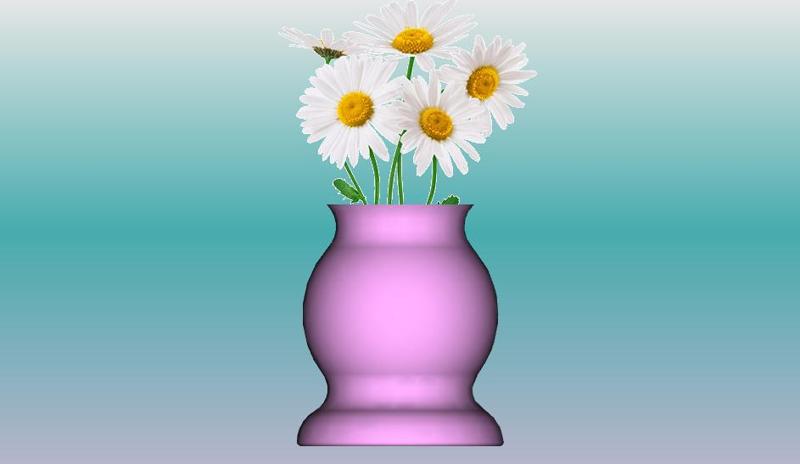 Gänseblümchen Vase