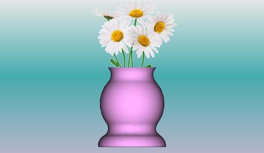 Gänseblümchen Vase