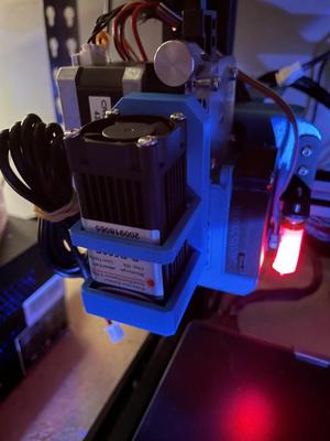 Laser Mount for Creality CR10-V3(V2 with direct drive)