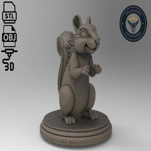 Squirrel Animal 3d Printing