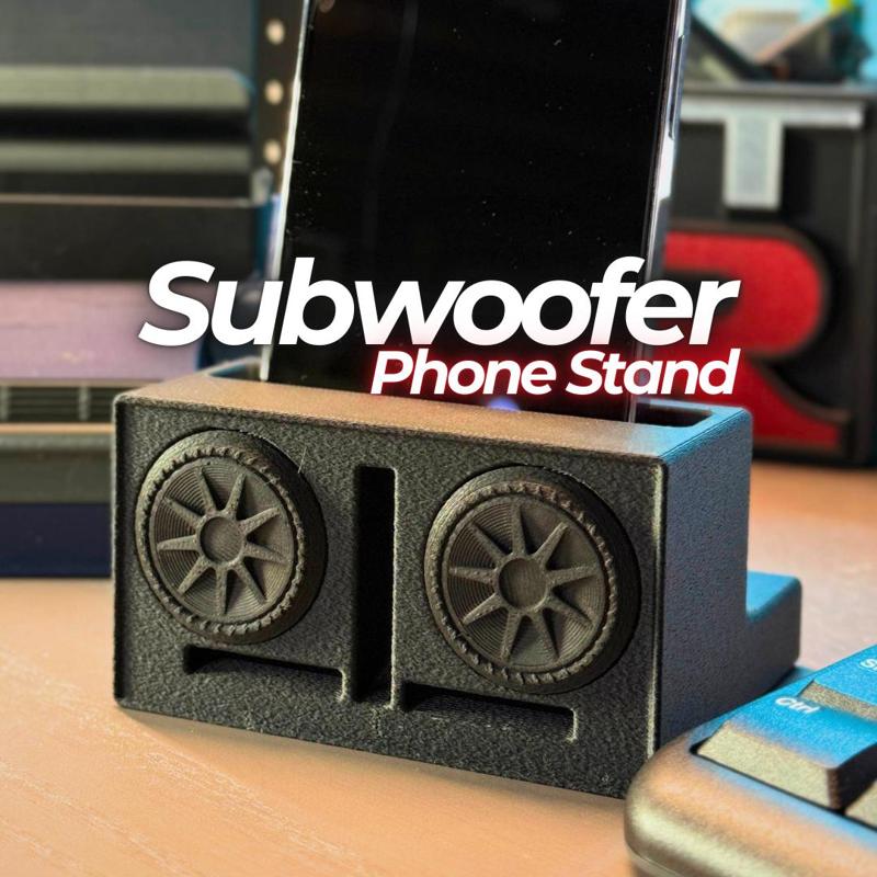 Subwoofer Phone Stand - Free Download