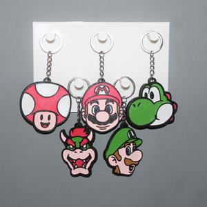 Super Mario Keychain Multicolor