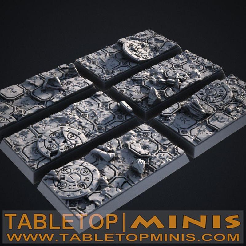 Ancient Ruins 50x25mm Rectangular Bases