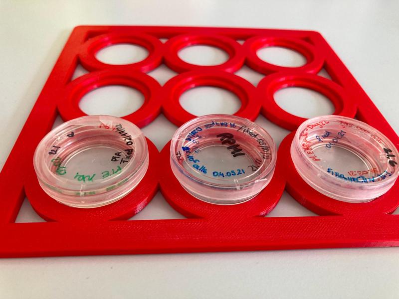 35mm Petri/Ibidi µ-Dish tray