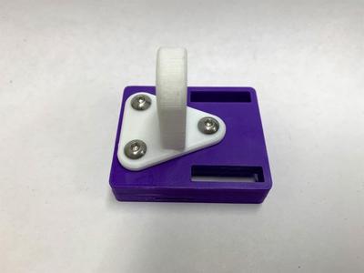 OpenMV H7 Camera Case Bottom with Triangular Mounting Pattern