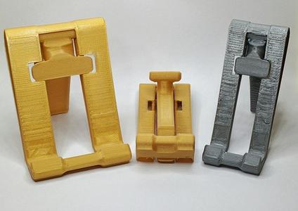 Folding smartphone stand (narrow and wide sizes included)