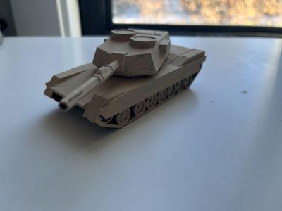 FDM Optimized M1A1 Abrams (Simple)