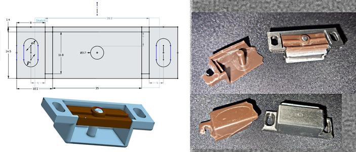 Magnet holder for mosquito net