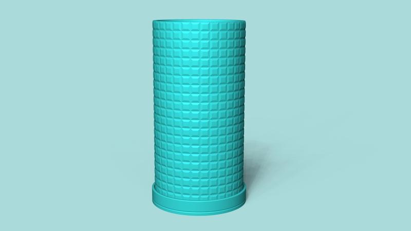 Vase 18 with Plate - Simple Plant Pot - Home Decor