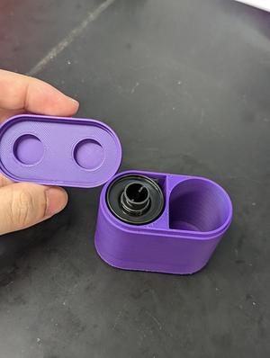 2-roll 35mm compact film case