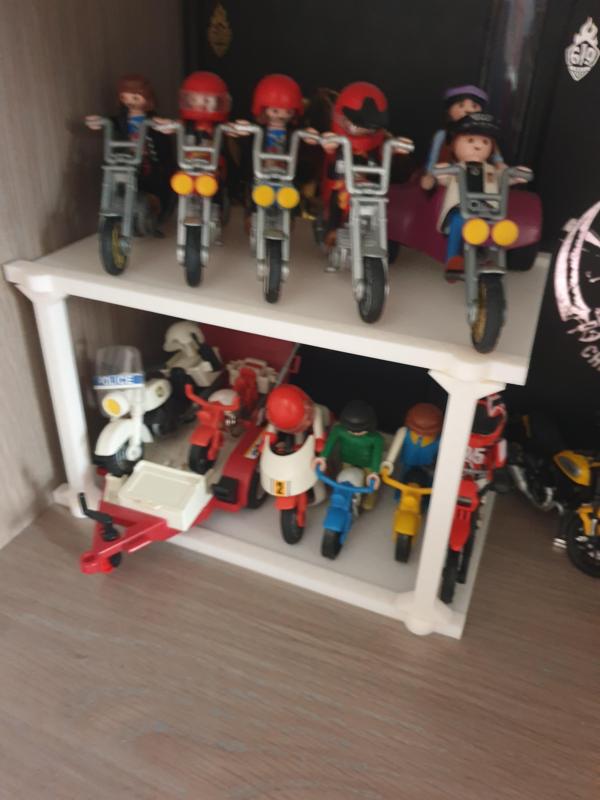 Lifts - étagères à motos Playmobil ou autres