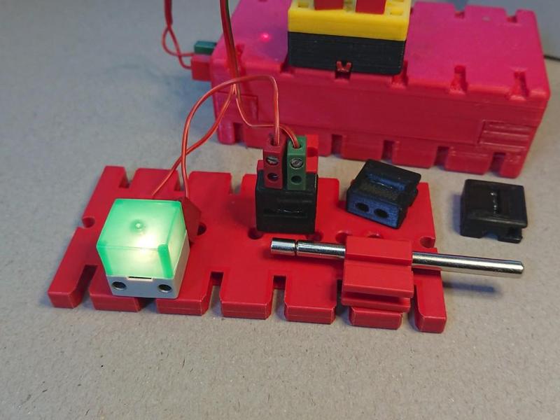 Reed switch for fischertechnik