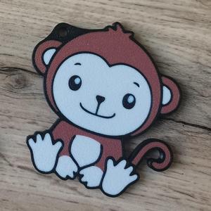 Multicolor monkey keychain