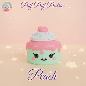 Kawaii Round cake Peach