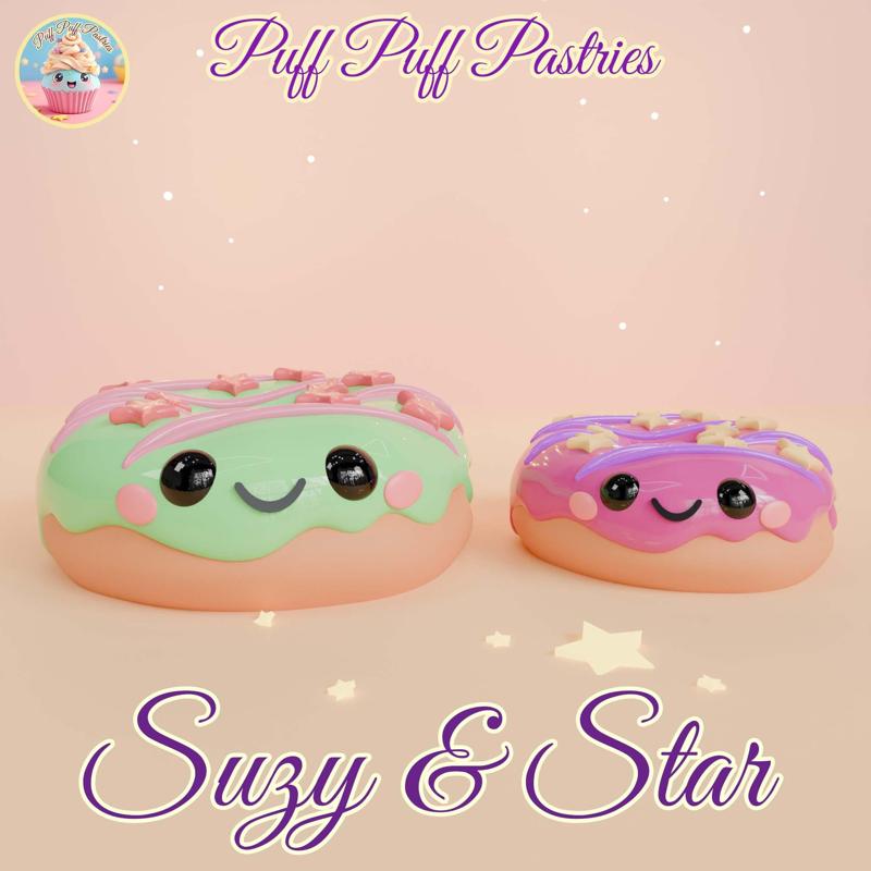 Kawaii Donut Suzy and Star