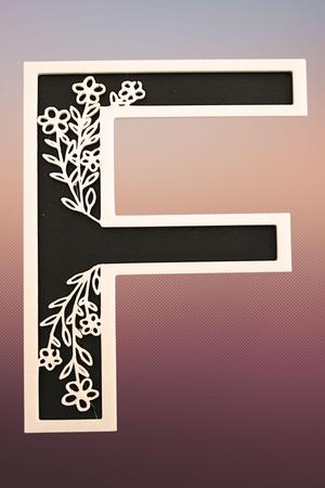 Floral Letter F