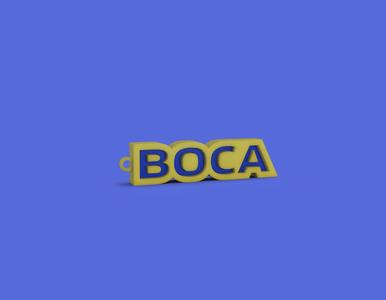 Boca Juniors keychain