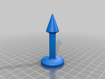 resin printed camel nose plug