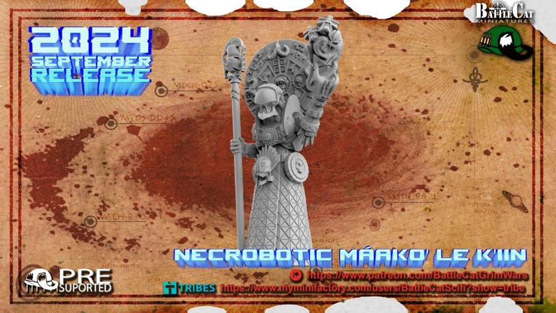 Necrobotic Máako' le k'iin lord of time