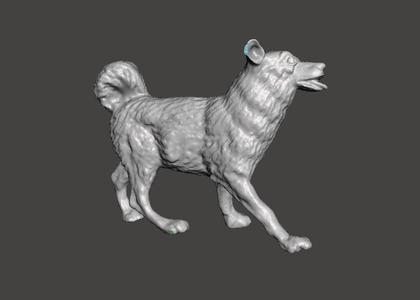 dog madelman vintage 80's .stl .obj