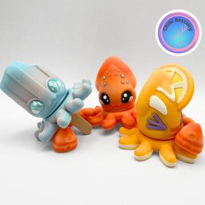 Squid (Spinner, Lemon, Popsicle) spinner flexis