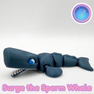 Surge the Sperm Whale Flexi