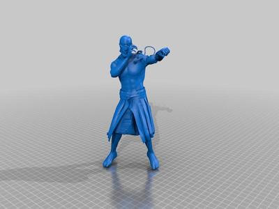 cyber monk - cyberpunk - dp