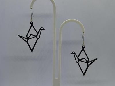 Origami Bow Tie Earrings