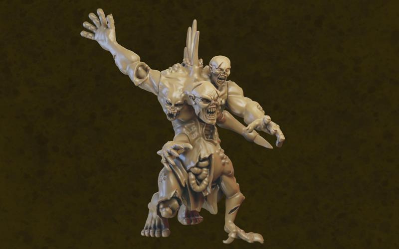 Flesh Hulk miniature (32mm, modular)
