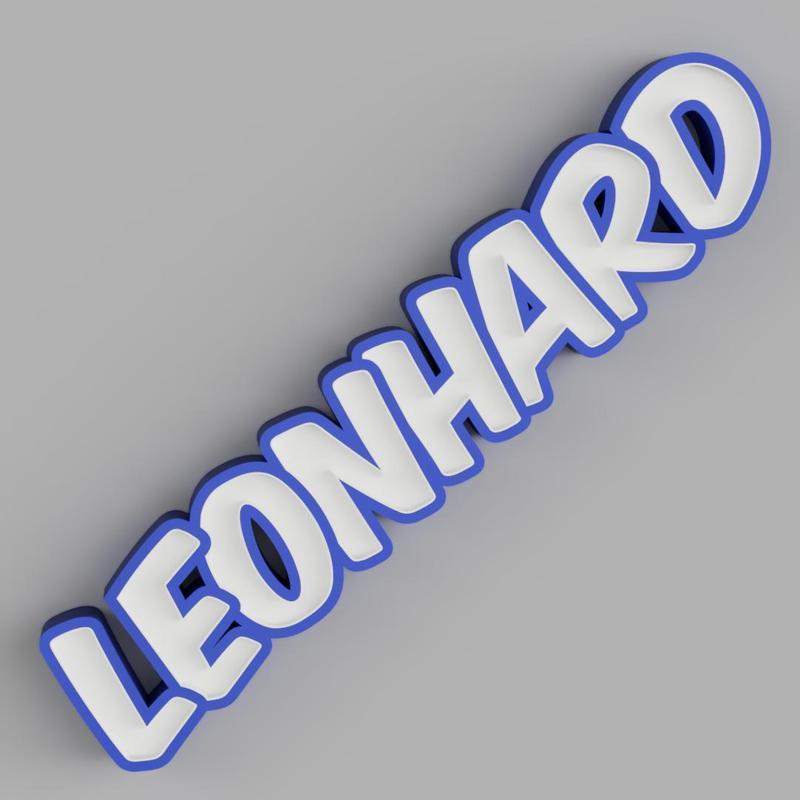 NAMELED LEONHARD- LED LAMP WITH NAME