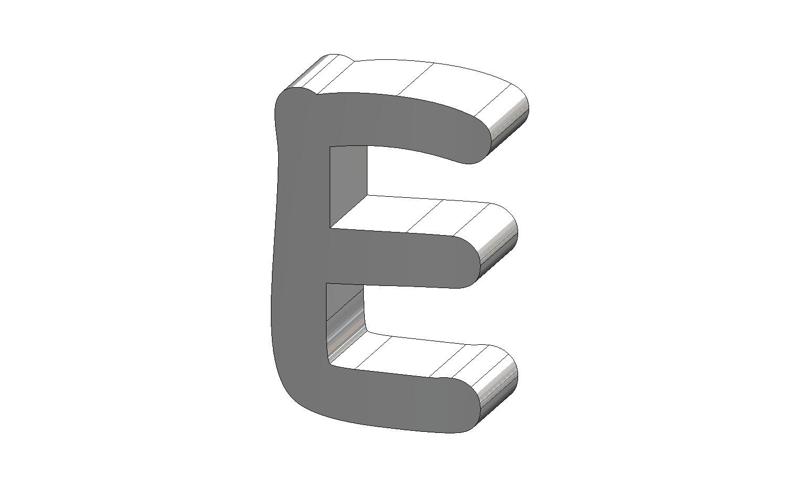 E Letter Comic Sans MS Font