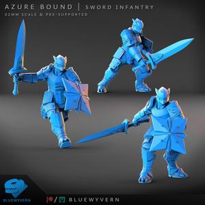 Azure Bound - Sword Infantry (Modular)