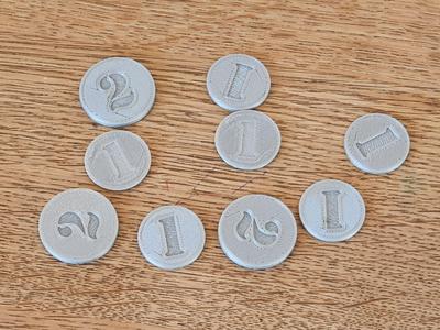 Swiss Franc Sized Coins