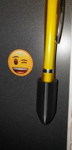 Pen holder for refrigerator
