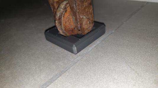 Parametric design for a castor wheel stopper