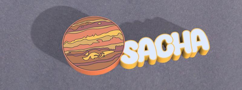 LAMPE PLANETE VENUS PRENOM SACHA