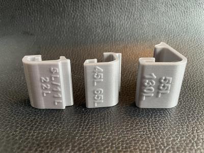 Ikea Samla Clips Labeled ALL SIZES