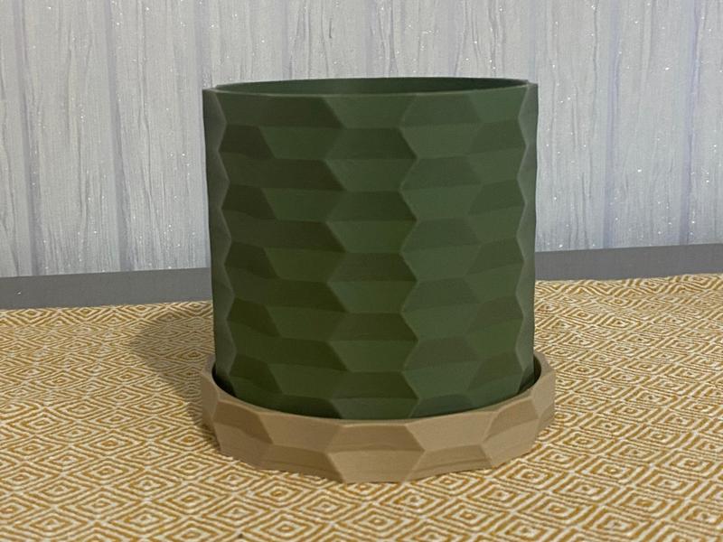 Modern Facet Planter